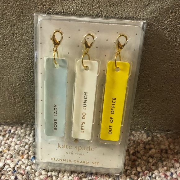 ๐ Kate Spade โ ๏ธ Boss Lady Planner Charm Set - Picture 2 of 6